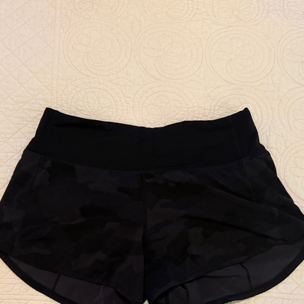 Camo Lululemon Speed Up Women's Shorts